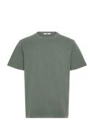 Cave Tee Navy Tops T-Kortærmet Skjorte Green NEUW