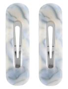 Marble Buckle Clip // 2 Pcs Accessories Hair Accessories Hair Pins Blu...