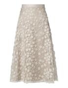 Raven Skirt Skirts Knee-length & Midi Skirts Beige Ida Sjöstedt