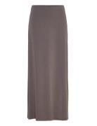 Drapy Maxi Skirt Skirts Maxi Skirts Beige Weekday