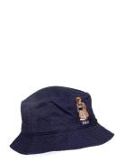 Polo Bear Twill Bucket Hat Accessories Headwear Bucket Hats Navy Polo ...