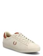 Spencer Perf Suede Low-top Sneakers White Fred Perry