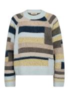 Mmdaya Patch Knit Tops Knitwear Jumpers Multi/patterned MOS MOSH