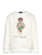 Polo Bear Fleece Sweatshirt Tops Sweatshirts & Hoodies Sweatshirts Whi...
