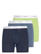 Boxer Brief 3Pk Boxershorts Multi/patterned Calvin Klein