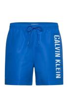 Medium Drawstring Badeshorts Blue Calvin Klein