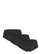 3-Pack Invisible Shorts Trusser, Tanga Briefs Black Hunkemöller