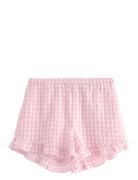 Pyjama Shorts Seersucker Floun Shorts Pink Lindex