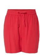 Pcsastina Hw Shorts Wvn Bc Bottoms Shorts Casual Shorts Red Pieces