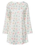 Pcmillie Ls Short Boatneck Dress Wvn D2D Kort Kjole Pink Pieces