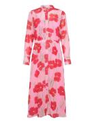Nukyndall New Dress Knælang Kjole Pink Nümph