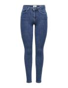 Onlpower Mid Pushup Sk Rea3223 Noos Bottoms Jeans Skinny Blue ONLY