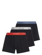 Boxer Slim 3Pk Underwear Boxer Shorts Black Calvin Klein