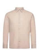 Linowbbgiil Ls Shirt Tops Shirts Casual Beige Bruuns Bazaar