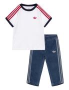 Denim Tee Set Sport Sets With Short-sleeved T-shirt Multi/patterned Ad...