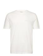 Reg Tonal Shield Ss T-Shirt Tops T-Kortærmet Skjorte White GANT