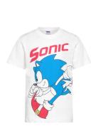 Tshirt Tops T-Kortærmet Skjorte White Sonic