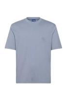 Niley Tops T-Kortærmet Skjorte Blue HUGO BLUE
