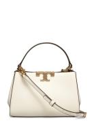 Eleanor Mini Satchel Bags Top Handle Bags White Tory Burch