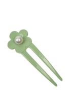 Eva Flower Pearly Clip Accessories Hair Accessories Hair Pins Green SU...
