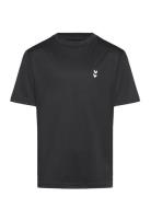 Hmljr Pulse Training T-Shirt Tops T-Kortærmet Skjorte Black Hummel