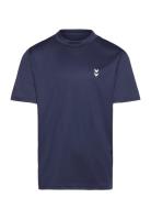 Hmljr Pulse Training T-Shirt Tops T-Kortærmet Skjorte Navy Hummel
