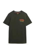 Mountain Relaxed Tee Tops T-Kortærmet Skjorte Green Superdry