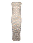 Sutton Dress Knælang Kjole Grey Noella