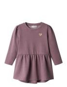 Nmfvima Ls Swe Dress Bru Dresses & Skirts Dresses Casual Dresses Long-...