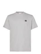 Ss Badge 30S Jersey Classic Tee Tops T-Kortærmet Skjorte Grey Calvin K...