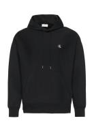 Premium Terry Monogram Hoodie Tops Sweatshirts & Hoodies Hoodies Black...