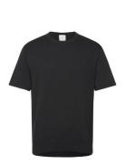 Ss Supima Cotton Crew 14Gg Tops T-Kortærmet Skjorte Black Calvin Klein