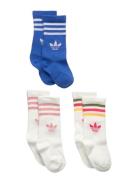 Crew Sock 3P Sokker Strømper Multi/patterned Adidas Originals