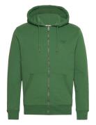 Essential Logo Zip Hoodie Hb Tops Sweatshirts & Hoodies Hoodies Green ...