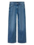Nlmbex Dnm R Straight Pant Noos Bottoms Jeans Loose Jeans Blue LMTD