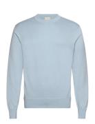 Ls Supima Cotton Crew 14Gg Tops Knitwear Round Necks White Calvin Klei...
