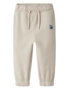 Nmmvallen Nreg Swe Pant Unb Bottoms Sweatpants Beige Name It