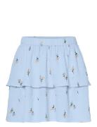 Pcjeo Hw Short Skirt Wvn D2D Skirts Short Skirts Blue Pieces