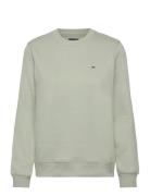 Tjw Reg S Flag Crew Tops Sweatshirts & Hoodies Sweatshirts Green Tommy...
