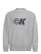 Premium Terry Ck Sport Graphic C Tops Sweatshirts & Hoodies Sweatshirt...
