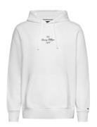 Outline Flag Script Hoodie Tops Sweatshirts & Hoodies Hoodies White To...