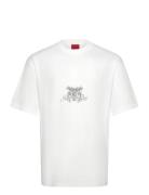 Duarms Tops T-Kortærmet Skjorte White HUGO
