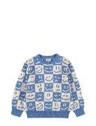Bello Tops Knitwear Pullovers Blue Molo