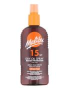 Malibu 200Ml Spf 15 Dry Oil Spray Solcreme Krop Nude Malibu