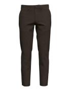 Slh175-Slim New Miles Flex Pant Noos Bottoms Trousers Chinos Brown Sel...