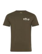 26/1 Jersey-Ssl-Tsh Tops T-Kortærmet Skjorte Khaki Green Polo Ralph La...