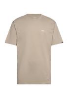 Mn Left Chest Logo Tee Sport T-Kortærmet Skjorte Beige VANS
