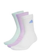 C Spw Crw 3P Sport Socks Regular Socks White Adidas Performance