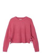 Nkflinnea Ls Loose Short Knit Tops Knitwear Pullovers Pink Name It