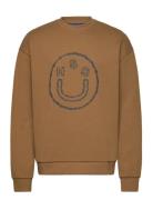 Natrox Tops Sweatshirts & Hoodies Sweatshirts Khaki Green HUGO BLUE